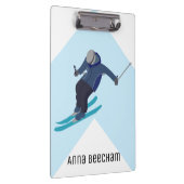 Skifahren Klemmbrett (Rechts)