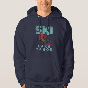 Skifahren Lake Tahoe Hoodie
