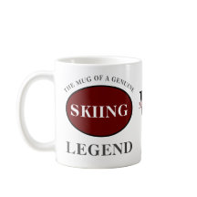 Skifahren Legend Monogramm Fügen Sie Ihren Namen G