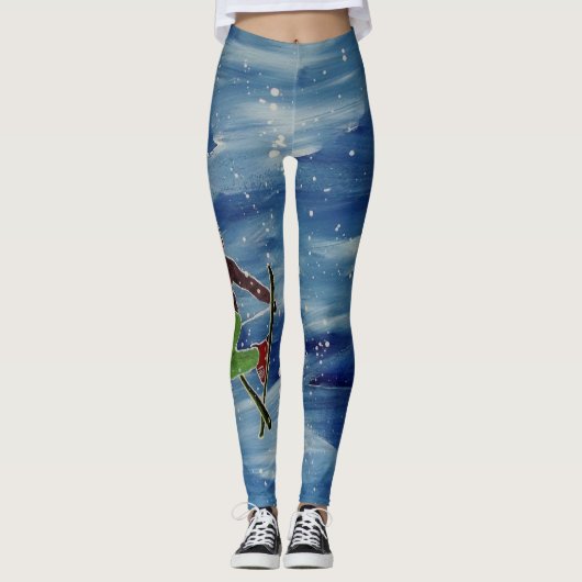 Skifahren-Leggings Leggings (Vorderseite)