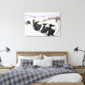 Skifahren Leinwanddruck (Insitu (Schlafzimmer))