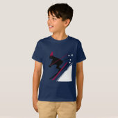 Skifahren lernen T-Shirt (Vorne ganz)