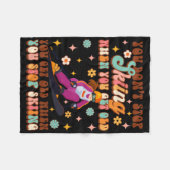 Skifahren Lover Winter Sports Sie werden alt, wenn Fleecedecke (Vorderseite (Horizontal))