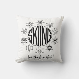 Skifahren macht Spaß- Kissen