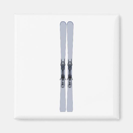 Skifahren Magnet (Vorne)