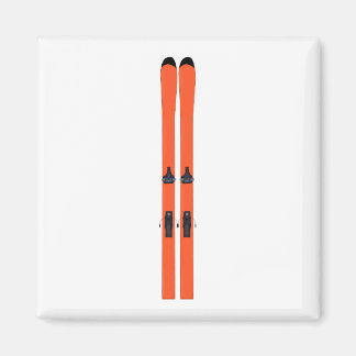 Skifahren Magnet