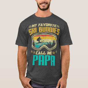 Skifahren meine Lieblings-Skitouren nennen mich Pa T-Shirt