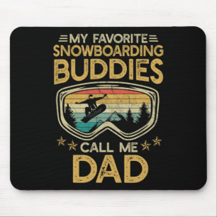 Skifahren - Meine Lieblings-Snowboarder-Buddies ne Mousepad