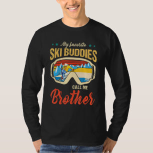 Skifahren - meine Lieblingskatastrophen nennen mic T-Shirt