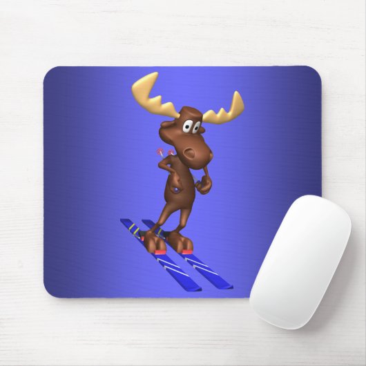 Skifahren Moosepad Mousepad (Mit Mouse)