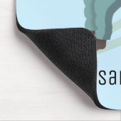 Skifahren Mousepad (Ecke)