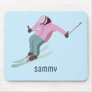 Skifahren Mousepad