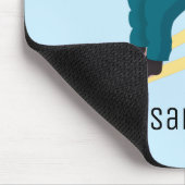 Skifahren Mousepad (Ecke)