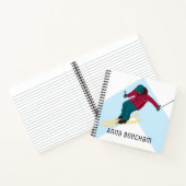 Skifahren Notizblock (Innenseite)