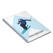 Skifahren Notizblock (Rechte Seite)