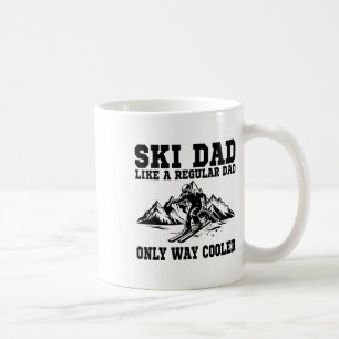Skifahren Papa wie ein normaler Papa, nur kälter S Kaffeetasse