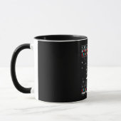 Skifahren Pinguin Weihnachten Tasse (Links)