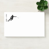 Skifahren Post-it Klebezettel (Büro)
