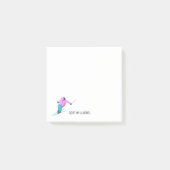 Skifahren Post-it Klebezettel (Vorderseite)