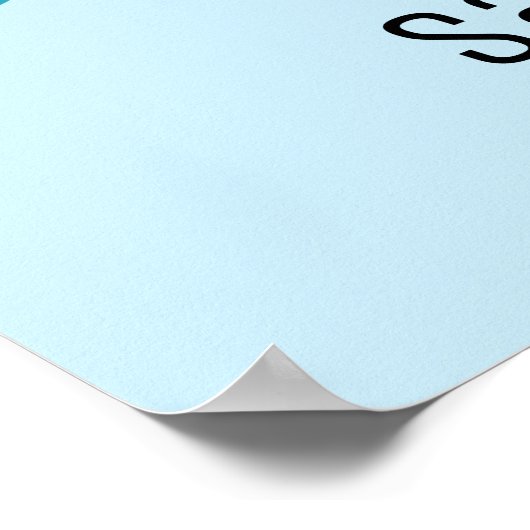 Skifahren Poster (Ecke)