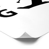 Skifahren Poster (Ecke)