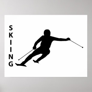 Skifahren Poster