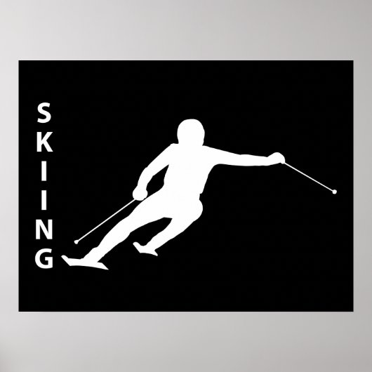 Skifahren Poster (Vorne)