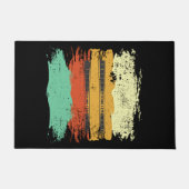 Skifahren Retro Ski Fußmatte (Vorderseite)