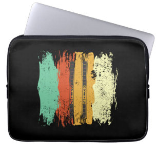 Skifahren Retro Ski Laptopschutzhülle