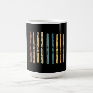 Skifahren - Sammlung von Skischulen Kaffeetasse