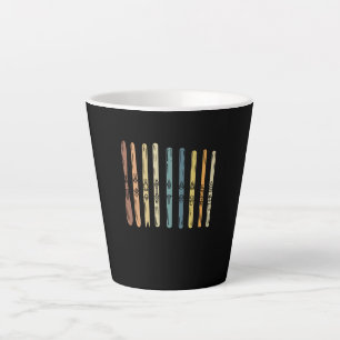 Skifahren - Sammlung von Skischulen Milchtasse