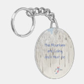 Skifahren Schlüsselanhänger (Vorderseite links)