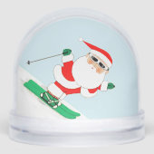 Skifahren Schneeschuhwandern Weihnachtsgeschenk Schneekugeln (Vorderseite)