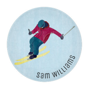 Skifahren Schneidebrett
