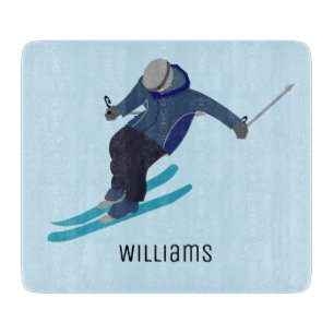 Skifahren Schneidebrett