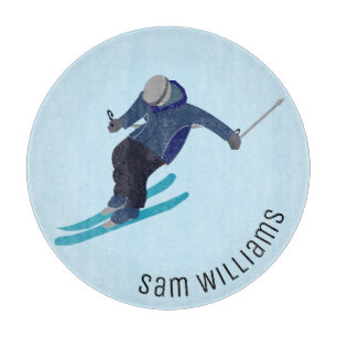 Skifahren Schneidebrett