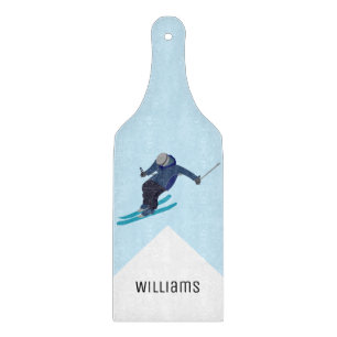 Skifahren Schneidebrett