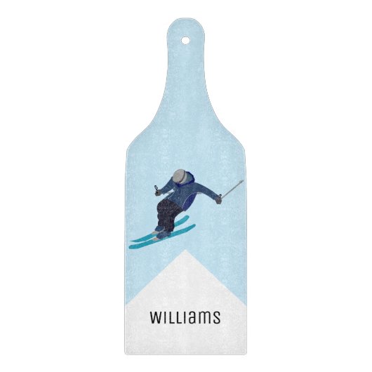 Skifahren Schneidebrett (Vorderseite)