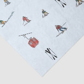 Skifahren Seidenpapier (Ausschnitt)