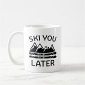 Skifahren Sie später Kaffeetasse (Links)