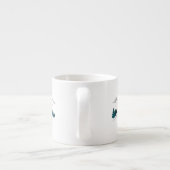 Skifahren Sie später Ski Szene Wintersport Espressotasse (Rückseite)