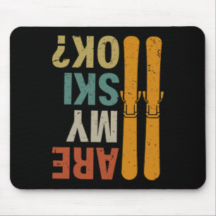Skifahren Sind Meine Skier Ok Lustig Humor Extrem Mousepad