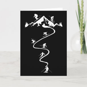 Skifahren Ski Alpin Karte