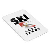 Skifahren - Ski Lake Tahoe Magnet (Rechte Seite)