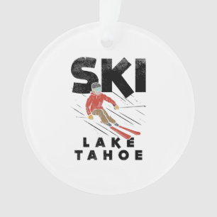 Skifahren - Ski Lake Tahoe Ornament