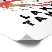 Skifahren - Ski Lake Tahoe Poster (Ecke)