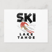 Skifahren - Ski Lake Tahoe Postkarte (Vorderseite)