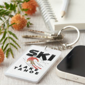 Skifahren - Ski Lake Tahoe Schlüsselanhänger (Vorderseite rechts)