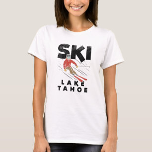 Skifahren - Ski Lake Tahoe T-Shirt