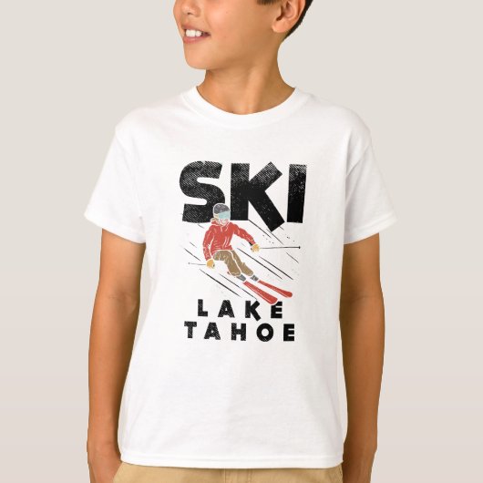 Skifahren - Ski Lake Tahoe T-Shirt (Vorderseite)